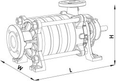 Sumak, SYT32/7E, 11Kw, 380V, Yatay Milli Kademeli, Uçtan emişli pompalar 2900 d/d