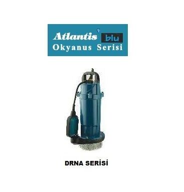 Atlantis Blu DRNA 18-0.37M  0.50Hp 220V Alüminyum Gövdeli Keson Kuyu Çok Amaçlı Drenaj Dalgıç Pompa / Alüminyum Sargılı / Okyanus Serisi