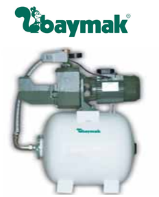 Baymak Jet 251 M 2.5hp 220v 50lt Tanklı Döküm Gövdeli Paket Hidrofor