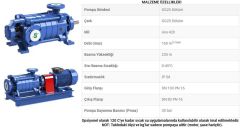 Sumak, SYT80/4, 18.5Kw, 380V, 1450 d/d, Yatay Milli Kademeli pompalar