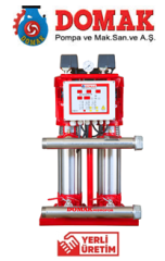 Domak 225-4 Tİ 10hp 380v İki Pompalı Paket Hidrofor