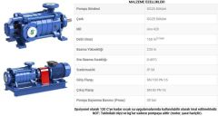 Sumak, SYT80/7, 37Kw, 380V, 1450 d/d, Yatay Milli Kademeli pompalar