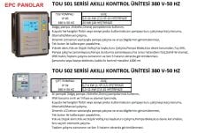 EPC MVA S01 SERİSİ -IP 65-  0,37-2,2 KW (0,5 HP-3 HP) MONOFAZE 220V-50 HZ TEK POMPALI PANO - AKILLI KONTROL ÜNİTESİ (Dalgıç pompa, hidrofor ve drenaj pompalarında kullanım.)