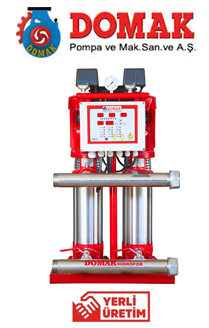 Domak 205-6 Tİ 1.5hp 380v İki Pompalı Paket Hidrofor