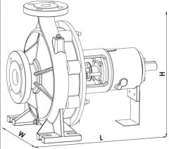 Sumak, SMT315/50, 4 kW, 5.5Hp, 380V, Tek Kademeli, Salyangoz Gövdeli Pompa (1450 d/d)