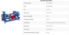 Sumak, SMT315/80, 18.5Kw, 25Hp, 380V, Tek Kademeli, Salyangoz Gövdeli Pompa (1450 d/d)