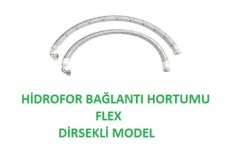 2 '' 50 cm DİRSEKLİ TİP ÇELİK ÖRGÜLÜ HİDROFOR BAĞLANTI HORTUMU (FLEX)