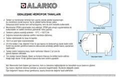 Alarko KGT 24Y  24 Litre 10 Bar Yatık Ayaklı Kapalı Tip Hidrofor ve Genleşme Tankı