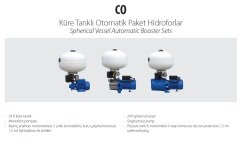Aquastrong  CH 24 WTJ 80     0.8Hp 220V   24 Litre  Küre Tanklı Paslanmaz Paket Hidrofor
