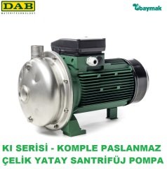Dab  KI 30/120 T   1kW  380V   Komple Paslanmaz Çelik  Yatay Santrifüj Pompa