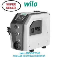 Wilo Isar BOOST5-E-5-2G  220V-50/60 Hz  SÜPER SESSİZ KENDİNDEN EMİŞLİ ÇOK KADEMELİ FREKANS KONTROLLÜ HİDROFOR