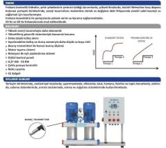Sumak, SHT 8C 400/10 PFK, Üç Pompalı Frekans Kontrollü Hidrofor [ 3 X 4 HP ]