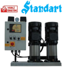 Standart TH 2xSBM-V 90/6 3hp 220v İki Pompalı Paket Hidrofor