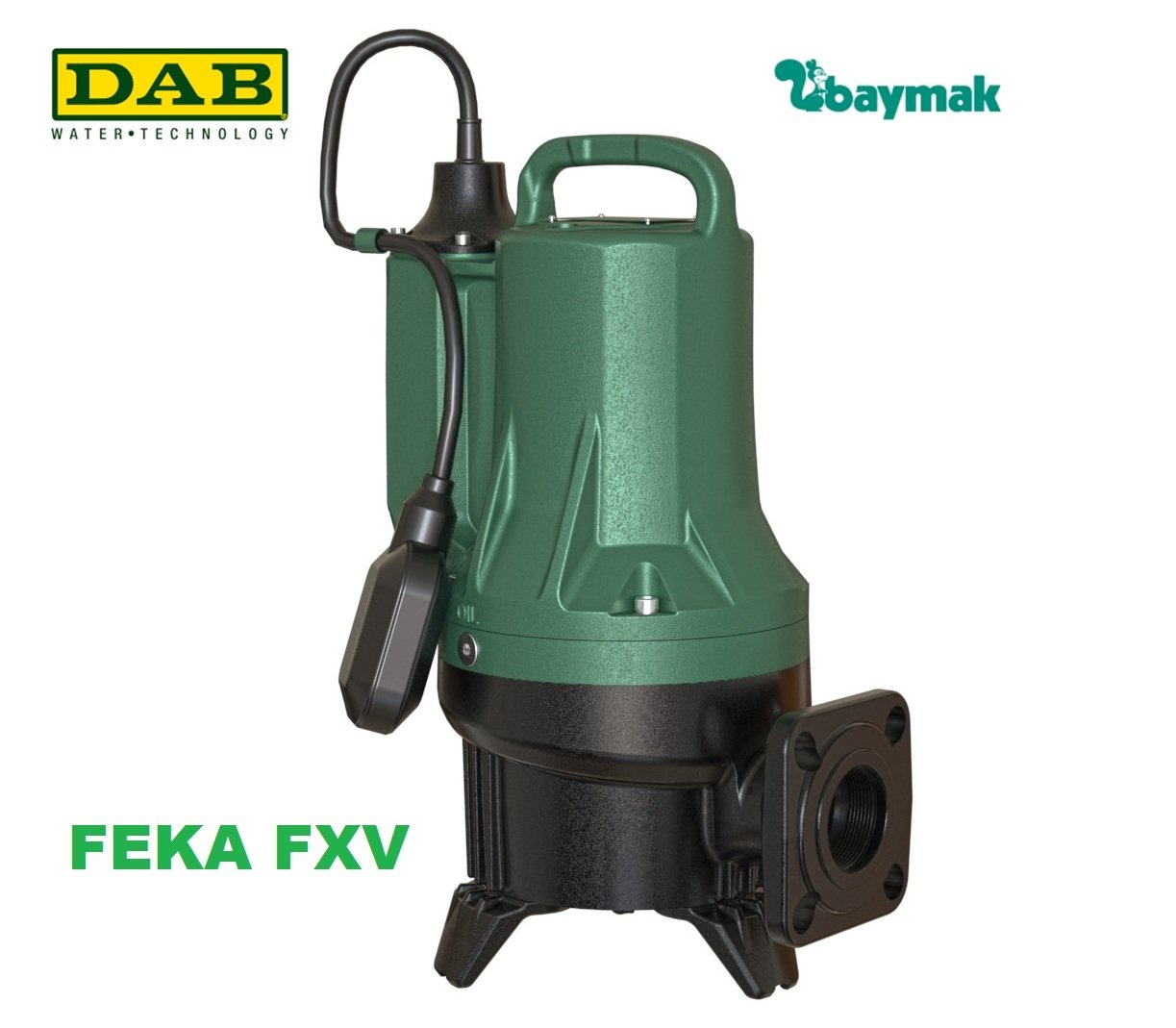 Dab  FEKA FXV 20.15 MA    1.7 kW  220V   Atık Su Dalgıç Pompa (Vortex Çarklı)