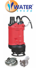 Water Sound KBD33.7 5hp 380v 3\'\' Çıkışlı Karıştırıcılı Dalgıç Çamur Pompası