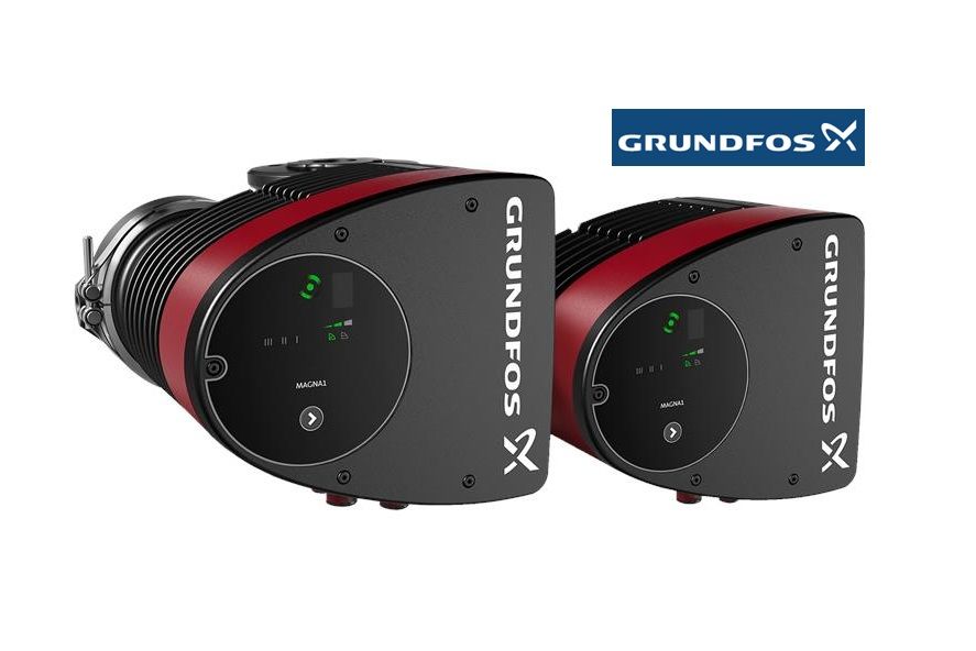 Grundfos MAGNA1 D 50-180 F 280mm DN50 PN6/10 Döküm Gövdeli Flanşlı İkiz Tip Frekans Konvertörlü Sirkülasyon Pompası - 99221345