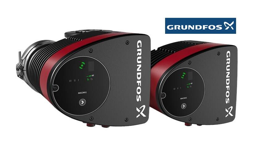 Grundfos MAGNA1 D 65-80 F 340mm DN65 PN6/10 Döküm Gövdeli Flanşlı İkiz Tip Frekans Konvertörlü Sirkülasyon Pompası - 99221378