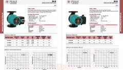 Prana  HP 40/50 250M  DN 40  220V   3 Hızlı Flanşlı Tip Sirkülasyon Pompası