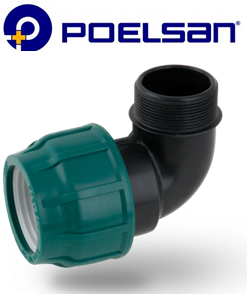 Poelsan 110x 3'' Kablin Erkek Dirsek