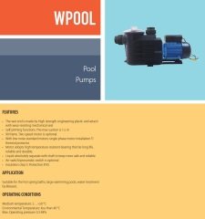 Aquastrong WPOOL  250/1-T     1.85kW  380V   Ön Filtreli Havuz Pompası