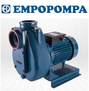 Empo EPD-K 300 3hp 380V Kendinden Emişli Klapeli Dur Tipi Santrifüj Pompa