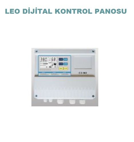 Leo  C3-W2    0.75-4 kW  380V   Dijital Kontrol Panosu