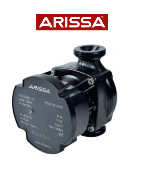 Arissa HM-25-90-180 1 1/2'' Dişli Frekans Kont. Sirkülasyon Pompası
